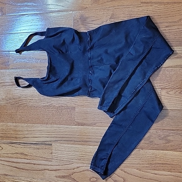 FP Movement by Free People Good Karma Onesie in Washed Black - Picture 4 of 8